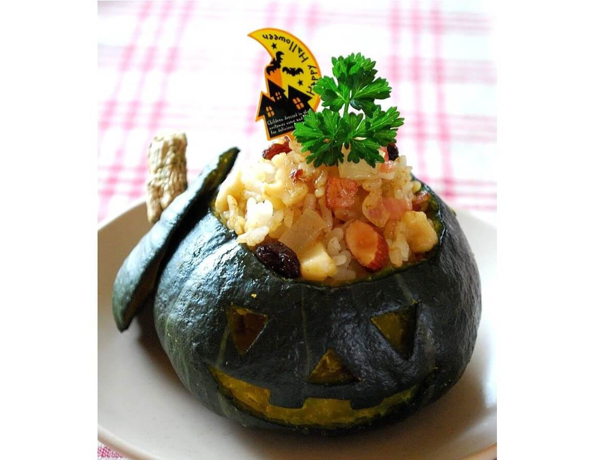 ミックスナッツとベーコンのカレー風味