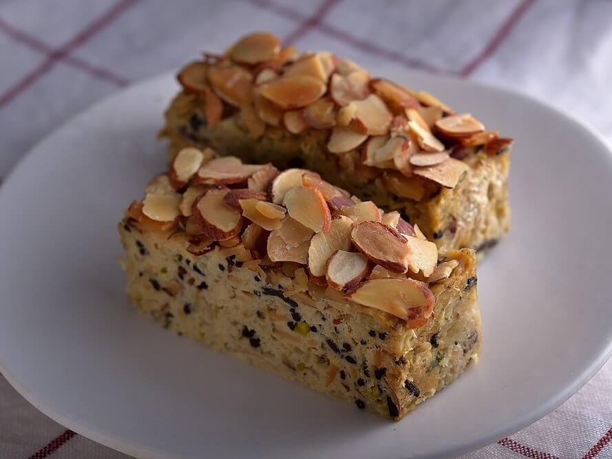 アーモンド入り和風ミートローフ