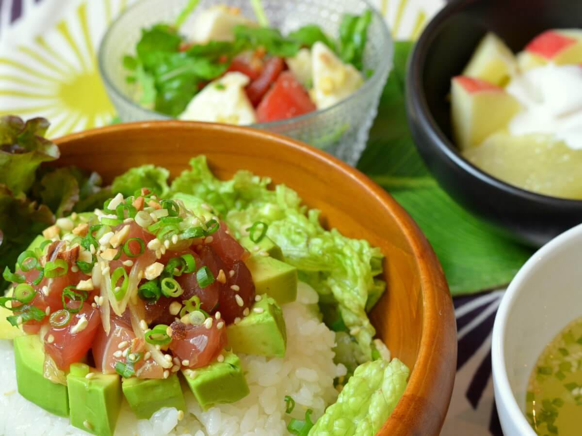 アヒポキ～ミックスナッツ添え