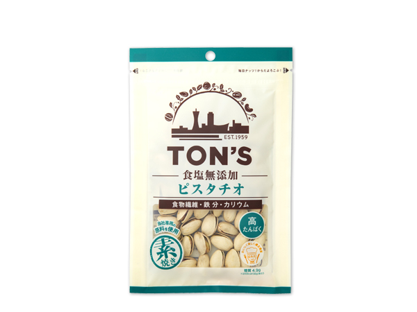 食塩無添加 ピスタチオ 70g | ナッツの情報サイト Ton's Cafe（トンカフェ）