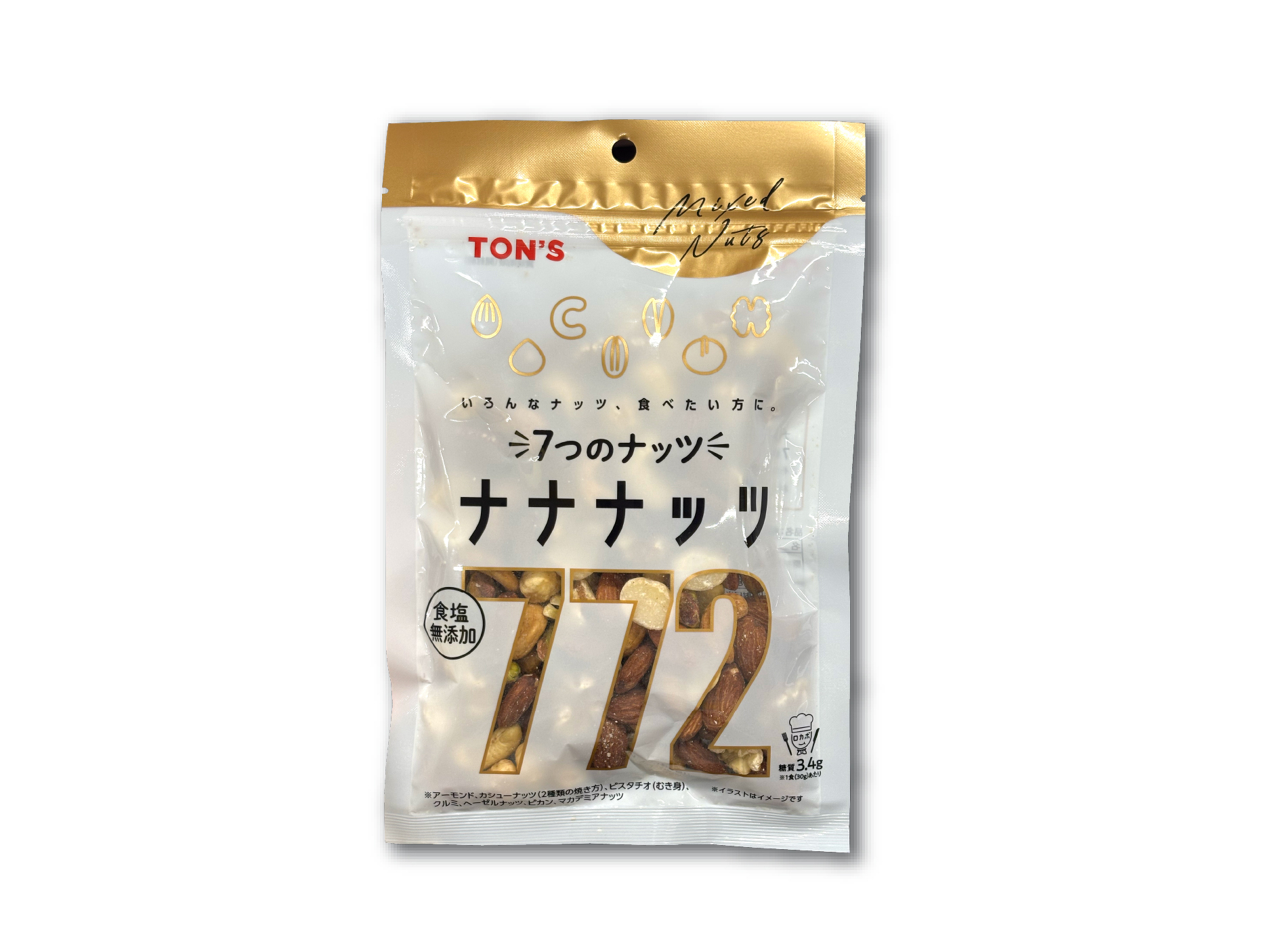 食塩無添加ナナナッツ　140g