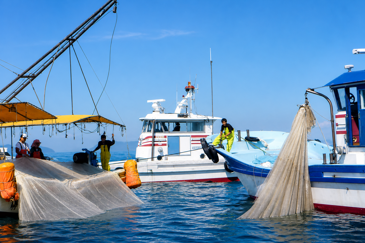 さかなっつハイ！カタクチイワシを漁獲